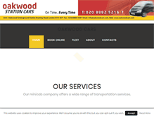 Tablet Screenshot of oakwoodcars.com